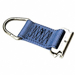 Ancra Rope Tie-Off,2" W,Steel,Blue 40386-11-GRA