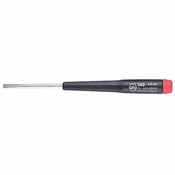 Wiha Prcsion Slotted Screwdriver, 1/8 in  26033