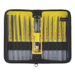 General Tools Needle File Set,Swiss,5-1/2 In. L 707475