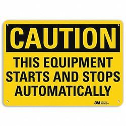 Lyle Caution Sign,7 in x 10 in,Aluminum U1-1030-RA_10X7