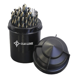 Cle-Line Jobber Drill Set,29 pc,HSS  C18128