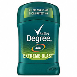 Degree Deodorant,Extreme Blast,1.7 Oz.,PK12 CB265101