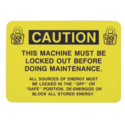 Brady Vinyl Label,5 inx7 in,Vinyl LOSV2