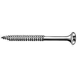 Sim Supply Drywall Screw,1"L,#6,Phosphate,PK500  U31305.013.0100