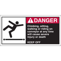 Brady Sign,2 1/2 in x 5 in,Polyester,PK5 96158