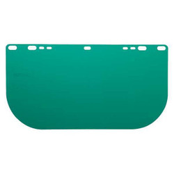 Jackson Safety Face Shield Visor,Dark Green,3/64inT 29100