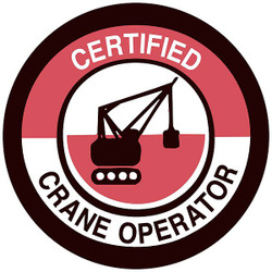 Brady Hard Hat Emblem Labl,2in. dia.,Vinyl,PK4 42293