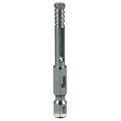 Morse Hole Saw,Diameter:3/16",Diamond Grit DGM03C