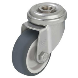 Sim Supply General Purpose Bolt-Hole Caster,3"  LRA-TPA 75G