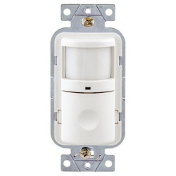 Hubbell Wiring Device-Kellems Motion Snsr NL,PIR,120-277V AC,Wht WS2000NW