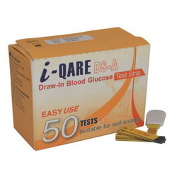 Medsource Glucose Test Strip,Plastic,PK50 MS-76012
