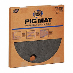Pig Drum Top Absorb Pad,Universal,Gray,PK20 25103