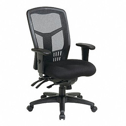 Office Star Desk Chair,Fabric,Coal,18 to 22" Seat Ht 92892-30