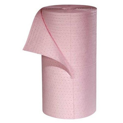 Pig Absorbent Roll,Chem/Hazmat,Pink,300 ft.L MAT325