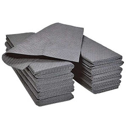 Pig Absorbent Pad,Universal,Gray,PK50 MAT216