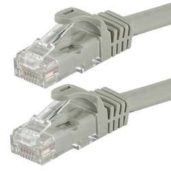 Monoprice Patch Cord,Cat 6,Flexboot,Gray,3.0 ft. 9796