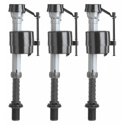 Fluidmaster Fill Valve,Universal Fit,PK3 400ACN3P2G