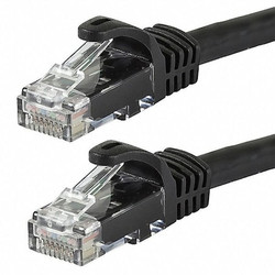 Monoprice Patch Cord,Cat 6,Flexboot,Black,10 ft. 9811