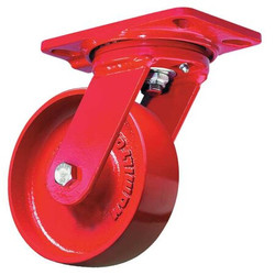 Hamilton Standard Plate Caster,Swivel,1400 lb. S-HS-6MB