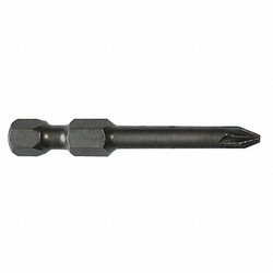 Apex Tool Group Power Bit,SAE,1/4",Hex Power Drive,PK5 492-A-PZDX-5PK