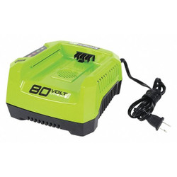 Greenworks Pro Battery Charger,Li-Ion,1 Port  GCH8040