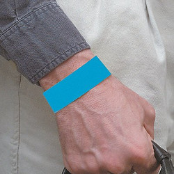 Brady Wristband,Blue,Numbered,PK500 95100