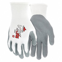 Mcr Safety Coated Gloves,Nylon,M,PR 9674M