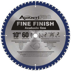 Avanti Circular Saw Blade,10 in Blade,60 Teeth  P1060X