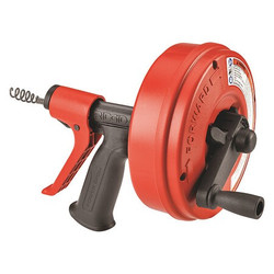 Ridgid Drain Cleaner,Line Cap. Up to 1-1/2" POWER SPIN+