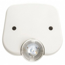 Lithonia Lighting Rmt Hd,3.6 V DC,LED,Plst,White  ERE W SGL RD M24