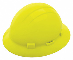 Erb Safety Hard Hat,Type 1, Class E,Hi-Vis Yellow  19294