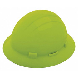 Erb Safety Hard Hat,Type 1, Class E,Hi-Vis Green 19290