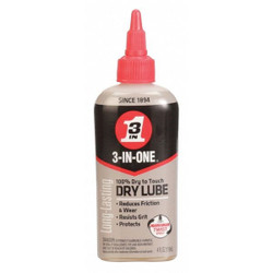 3-In-One 4 oz.,Squeeze Bottle,Dry Lubricant 120022