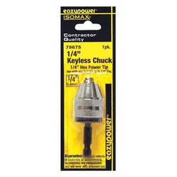 Eazypower Drill Chuck,Steel,Size 1/4" 79675