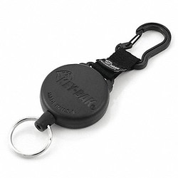 Key-Bak Key Reel,28" L,Black,1-1/8" Ring dia. 0488-603