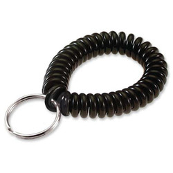 Lucky Line Key Chain,Black,Polyurethane,PK5 4102005