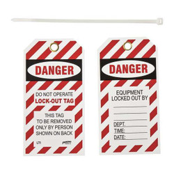 Brady Danger Tag,5-1/2inHx3inW,Vinyl,PK10 LT10