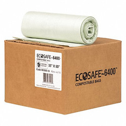 Ecosafe-6400 Trash Bag,39 gal.,Green,PK90 HB3550-8