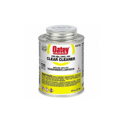 Oatey Pipe Cleaner,Low VOC,8 oz.,Clear 30782