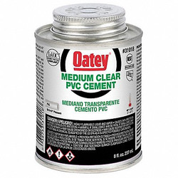 Oatey Pipe Cement,8 fl oz,Clear 31018