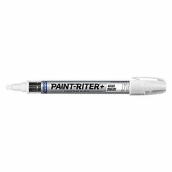 Markal Paint Marker, Permanent, White 97250