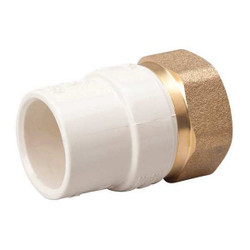 Manufacturer Varies Adapter, Brass, 1/2 in Metal Pipe Size 164-313NL