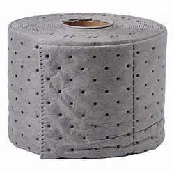 Brady Spc Absorbents Absorbent Roll,Universal,Gray,50 ft.L SRP75P