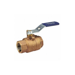 Nibco Manual 2-Way Ball Valve,NPT,Bronze T58570 1/4
