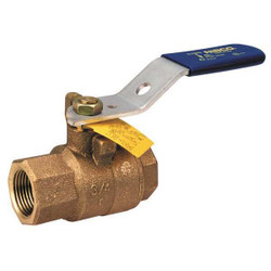 Nibco Manual 2-Way Ball Valve,NPT,Bronze T58570UL 3/4