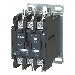 Eaton DefPurposeMagContactor,208-240VAC,3P,40A C25DNF340B