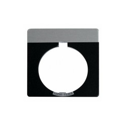 Eaton Legend Plate, White/Black, Square 10250TS36