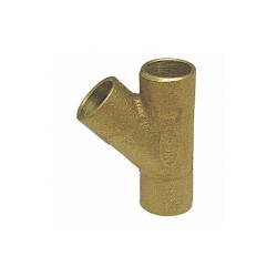 Nibco Wye,45 Deg.,LL Cast Bronze,3/4",CxCxC  749-LF 3/4