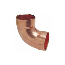 Nibco DWV Elbow,90 Deg,Wrot Copper,1-1/2",CxC 907 11/2