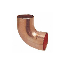 Nibco 90 Deg Elbow,Wrot Cu,1-1/2",CxFTG 9077.5